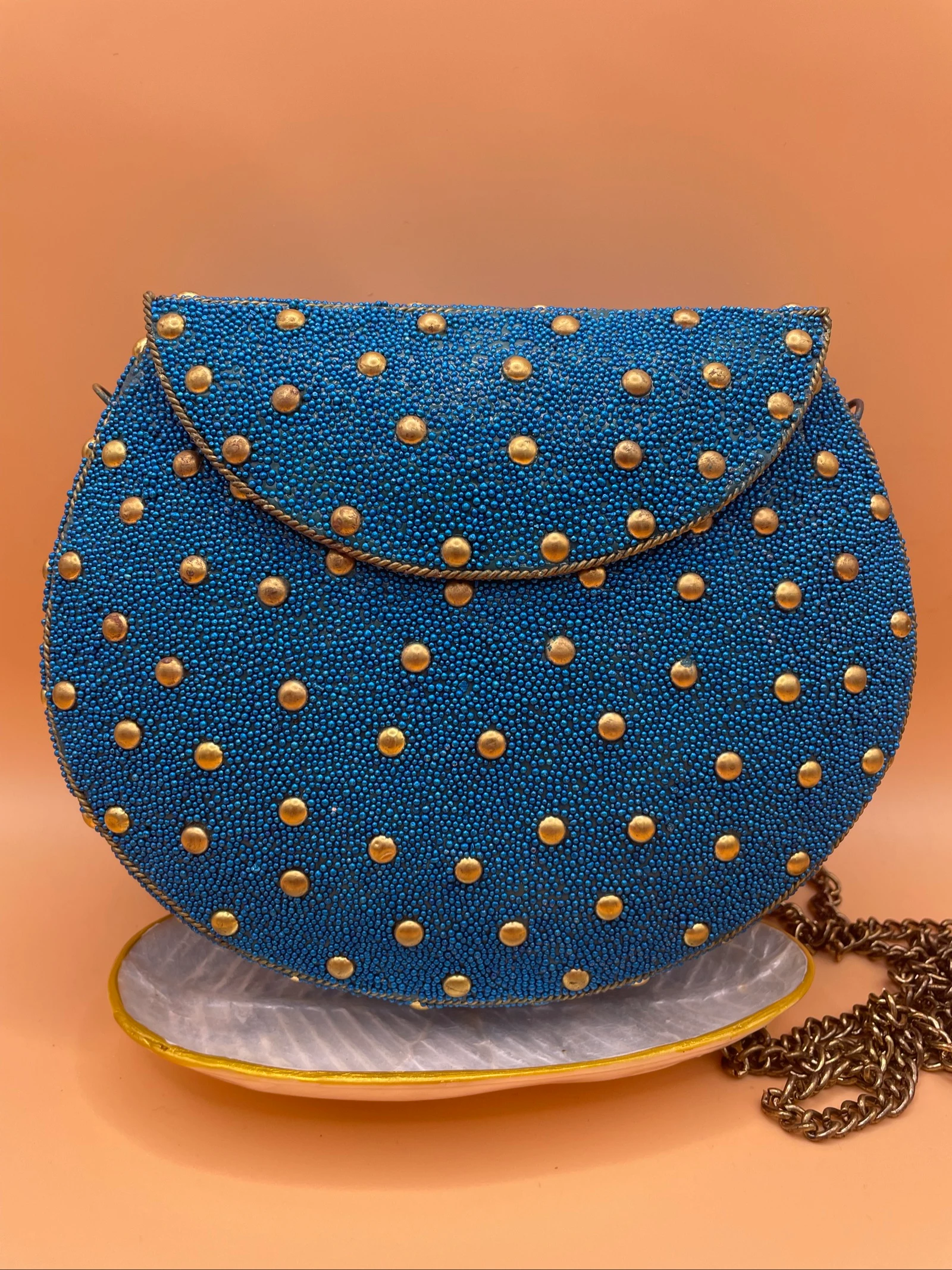 Bolso latón étnico